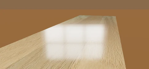 White ash under a gloss topcoat (MMWWco 3D render)