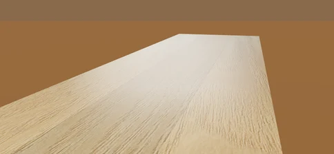White ash under a semi-gloss topcoat (MMWWco 3D render)