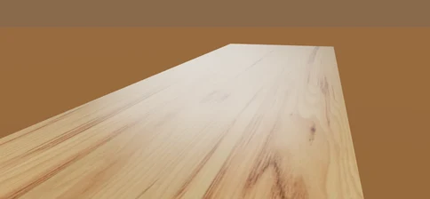 Hickory under a semi-gloss topcoat (MMWWco 3D render)