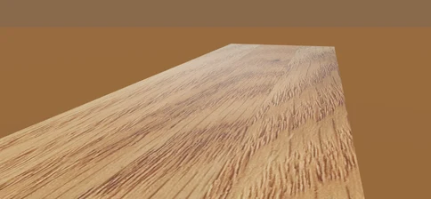 Red oak under a satin topcoat (MMWWco 3D render)