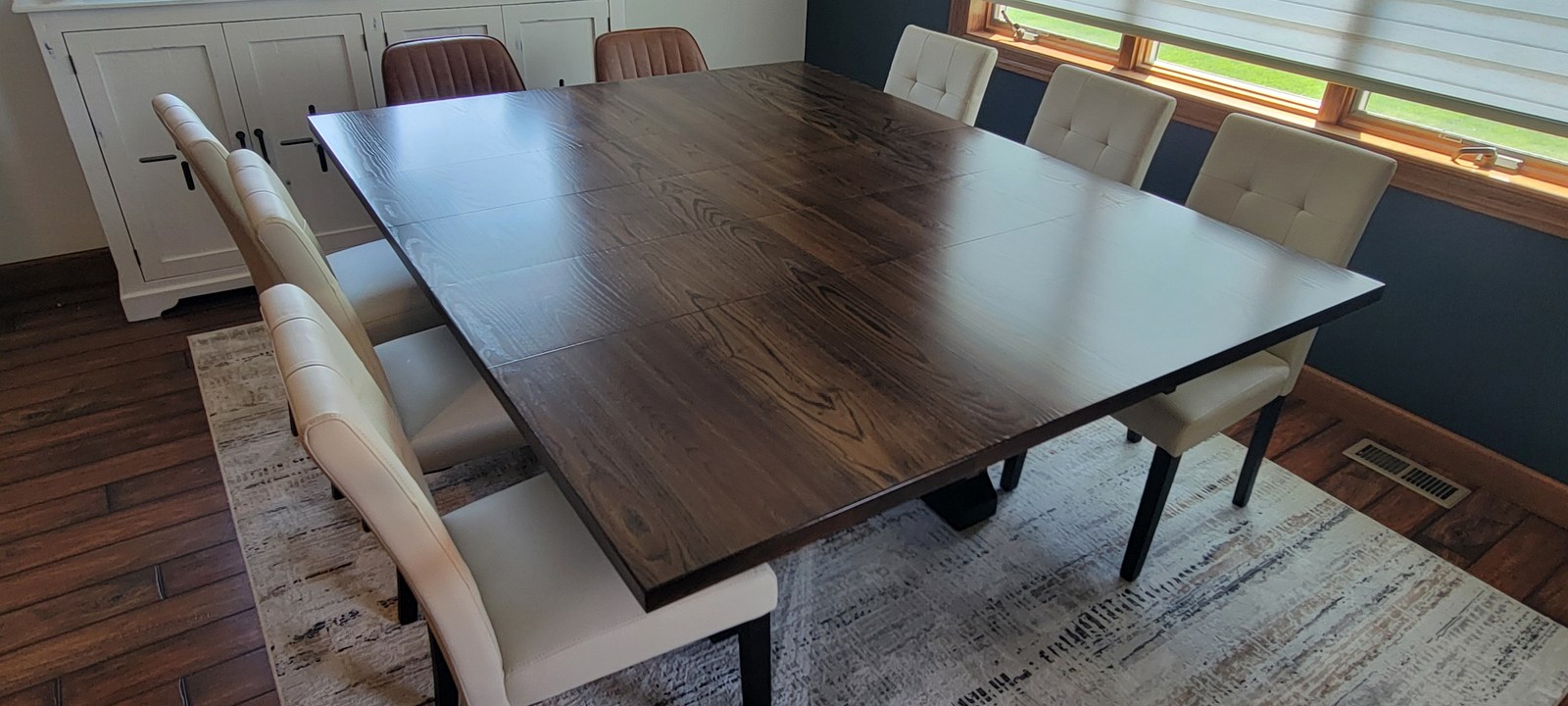Dark oak dining