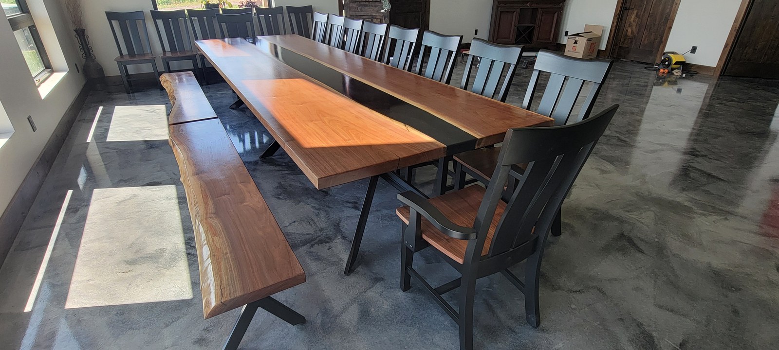 Walnut river, sixteen seats