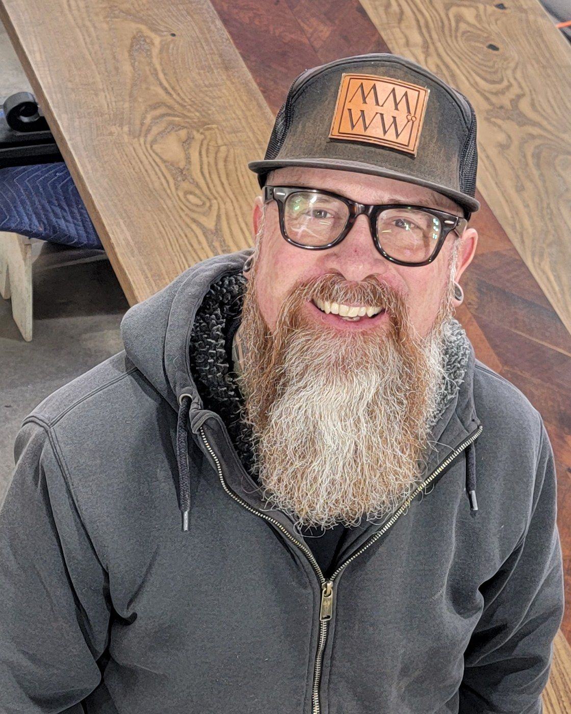 Jeff Lacy in the MMWWco shop