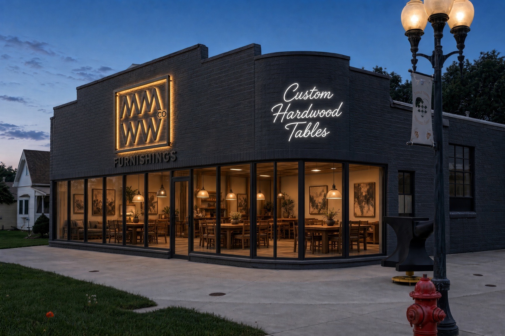 2027 renovation of the metal shop showroom and building front